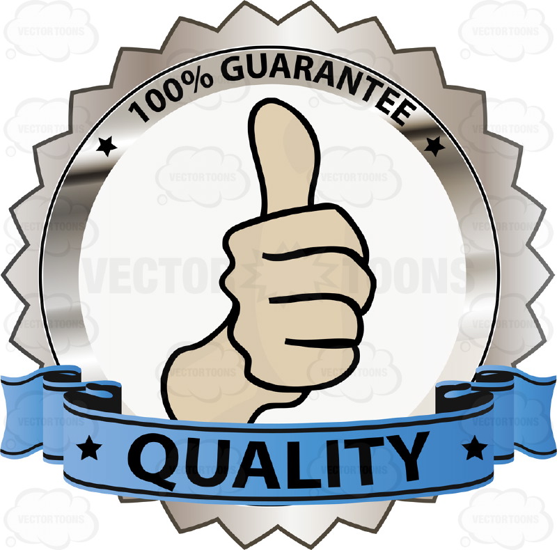 800x790 Thumbs Up Sign In Center Of Copper Metallic Badge With 100 Percent
