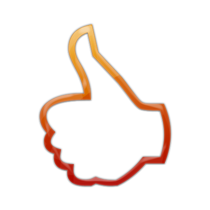 420x420 Thumbs (Thumb) Up Outline Hand Icon