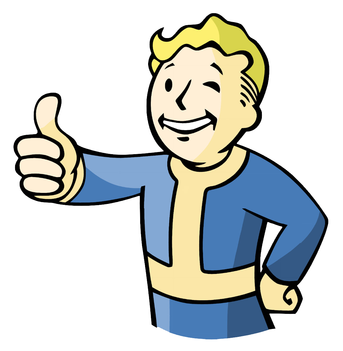 easy boy thumbs up drawing