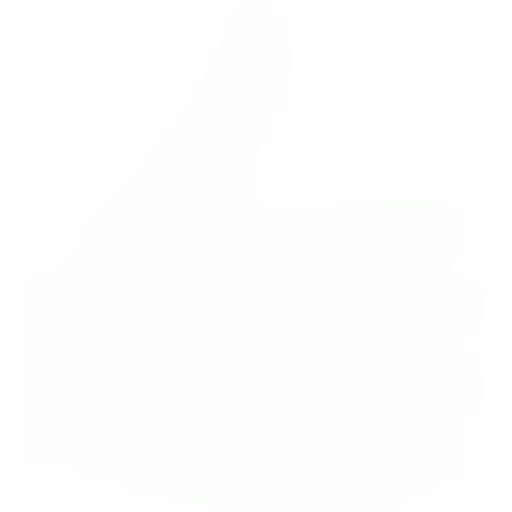 512x512 White Thumbs Up Icon