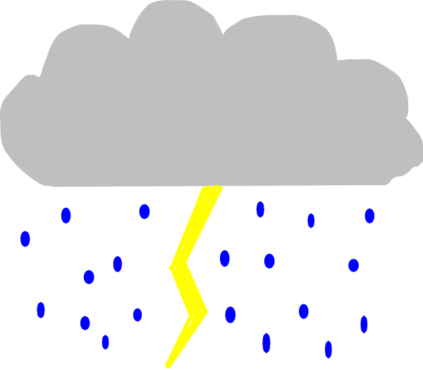600x525 Thunder Cloud Clip Art