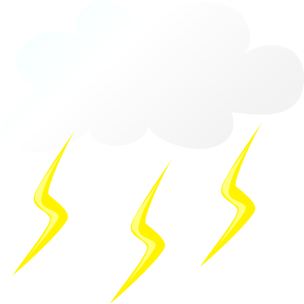600x600 Thunder Clipart Cartoon