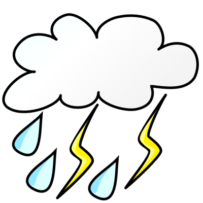 400x400 Thunder Clipart Thunderstorm