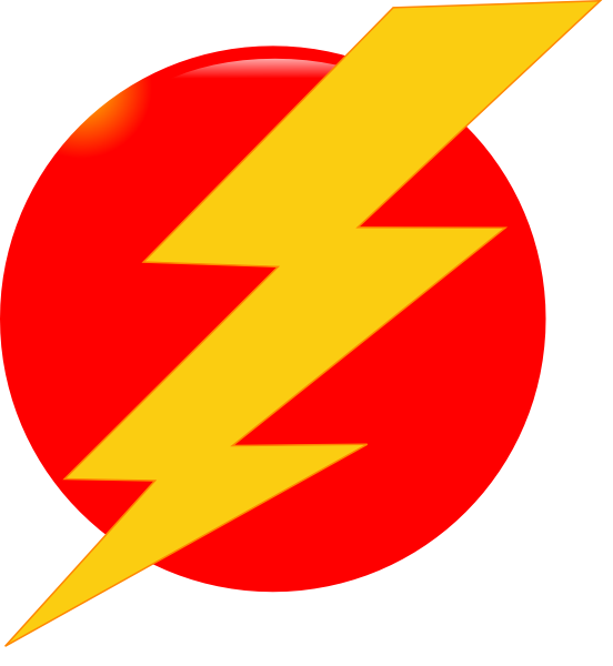 552x600 Thunder Bolt Clip Art