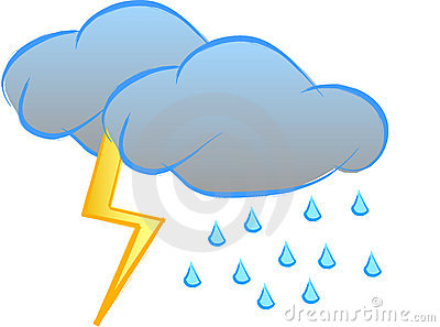 400x297 Thunderstorm Clipart