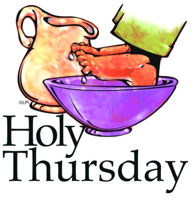 383x400 Holy Thursday Clipart
