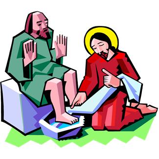 325x325 Holy Thursday Foot Washing Clipart