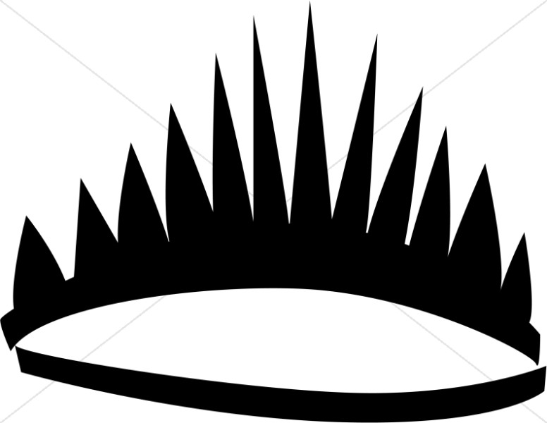 776x600 Crown Clipart, Crown Of Thorns Clipart