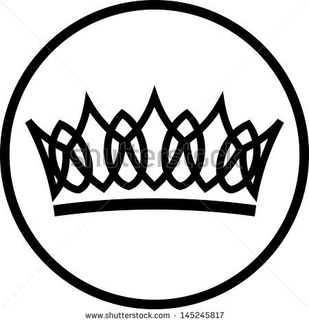 450x470 Pageant Crown Black And White Clipart