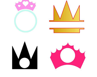 340x270 Tiara Silhouette Etsy