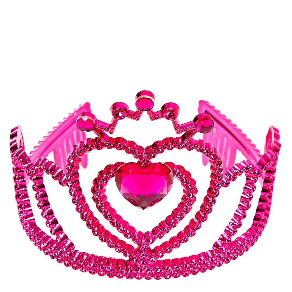 1000x1000 Kids Queen Of Hearts Pink Tiara Claire'S