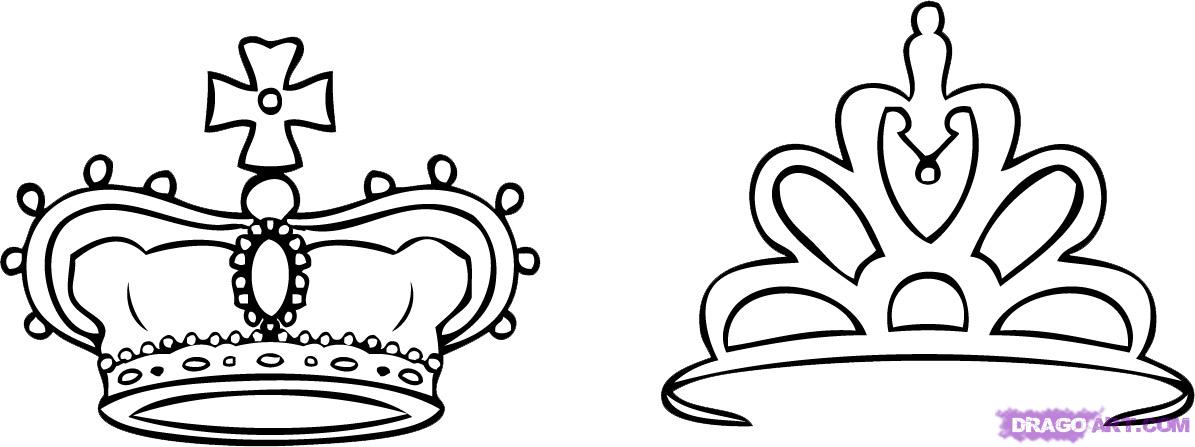 1195x447 Drawn Princess Tiara