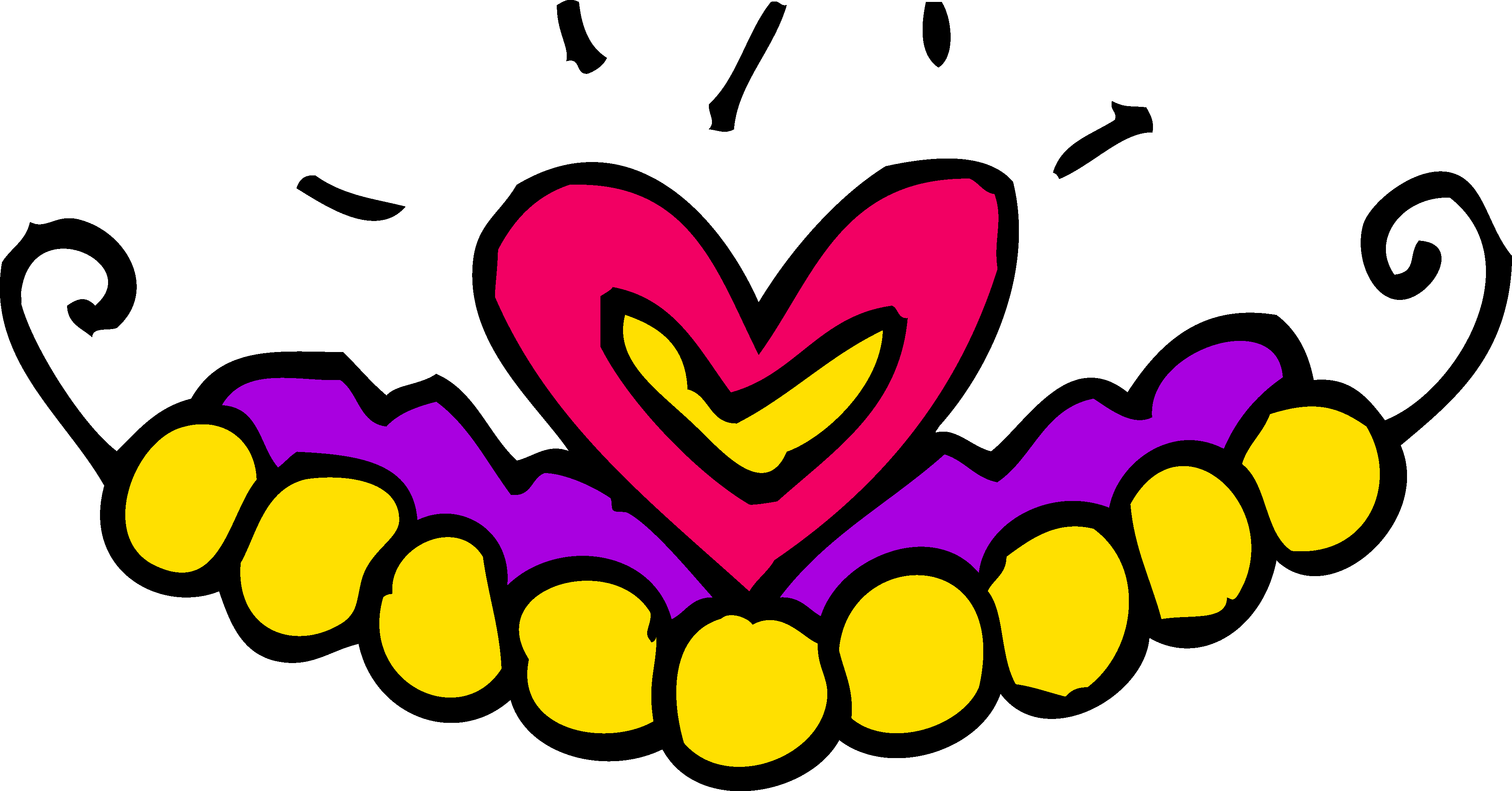 3946x2065 Cute Princess Tiara Clipart