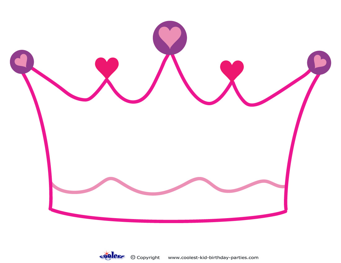 1100x850 Princess Crown Template Great Printable Calendars