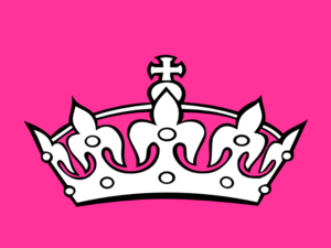 300x225 Pink Background Crown Clip Art