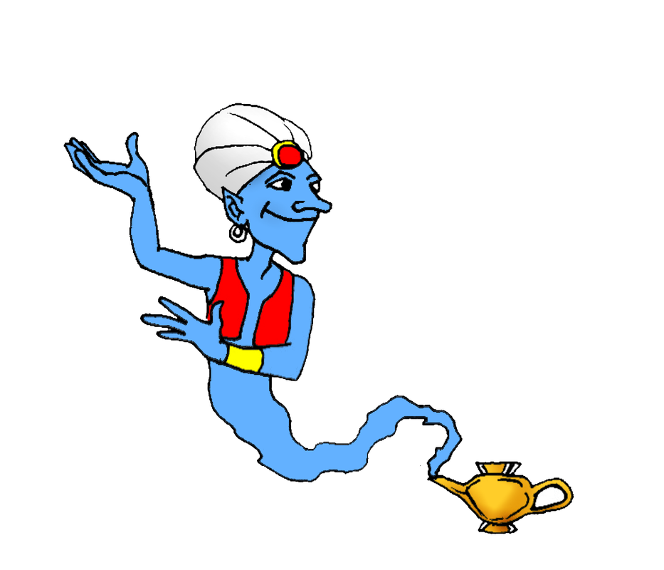 933x800 Genie Lamp Clipart 2023403