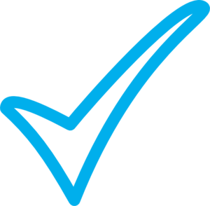 300x294 Blue Tick Clip Art