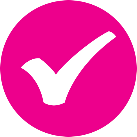 471x471 Pink Clipart Tick