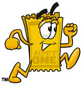 167x170 Clipart Of Ticket With Tulip Tk01h022