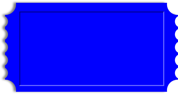 600x318 Blue Ticket Stub Clip Art