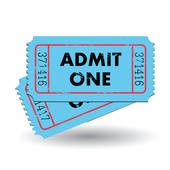 170x170 Clip Art Of Vintage Admission Ticket K3960747