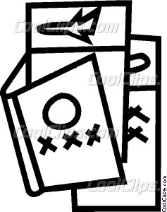 237x300 Airplane Tickets Vector Clip Art