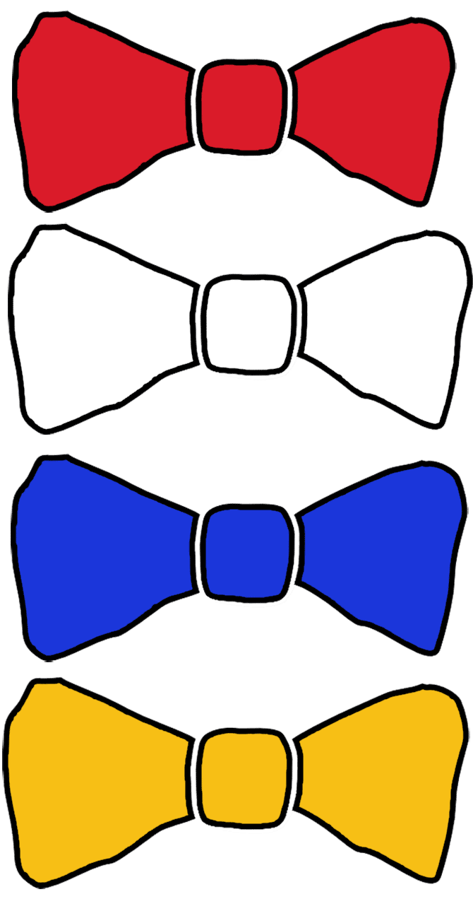 670x1296 Bow Tie Printable Clipart