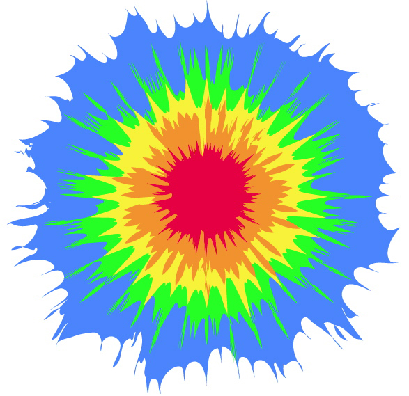 587x569 Create Vector Tie Dye Using Illustrator's Distort Effects