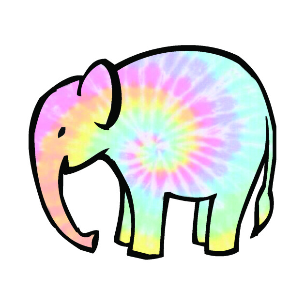630x630 Tie Dye Elephant