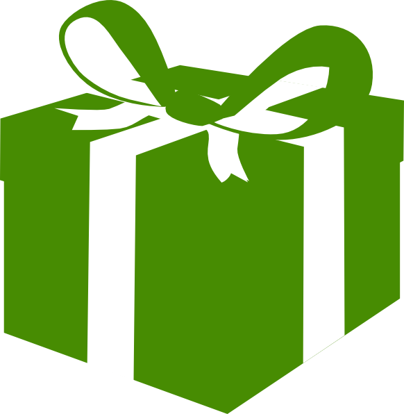 582x596 Green Box Clip Art