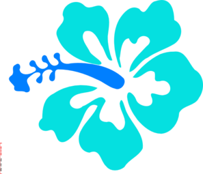 297x255 Blue Hibiscus Clip Art