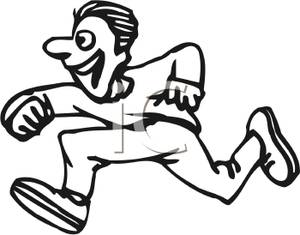300x235 Ran Black And White Clipart
