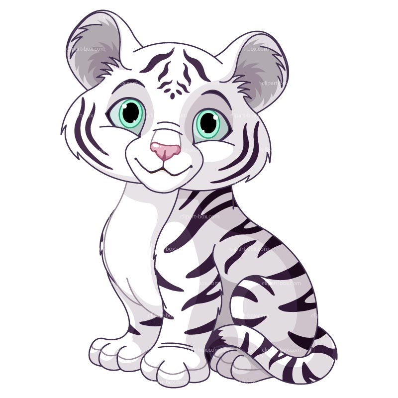 800x800 Tiger Black And White Baby Tiger Top Clip Art Black And White