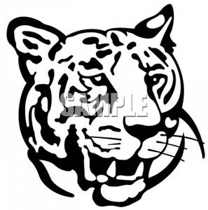 297x300 Black And White Tiger Clipart