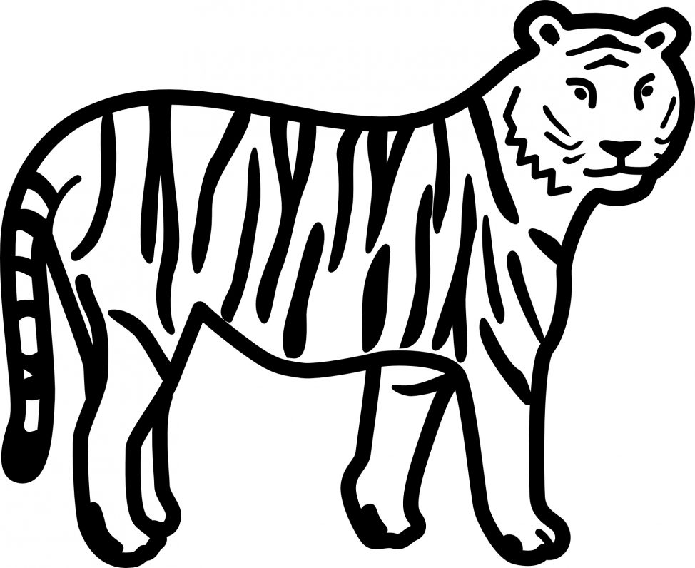 974x796 Coloring Pages Tiger Coloring Picture Pages Tiger Coloring