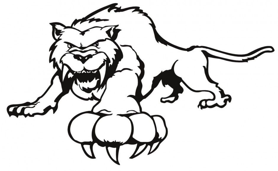 940x580 Saber Tooth Tiger Coloring Pages Free Saber Tooth Tiger Coloring
