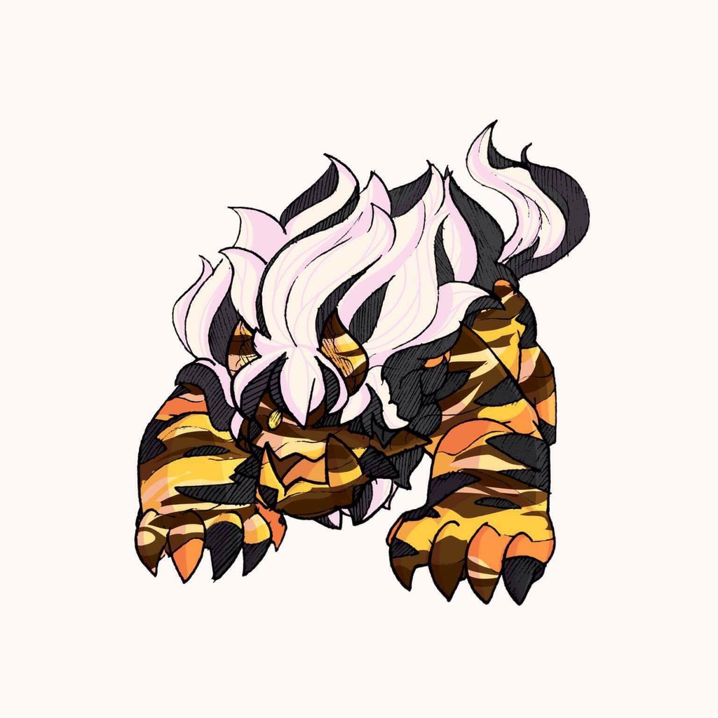 1024x1024 Steven Universe Corrupted Tiger's Eye By Merbiikun