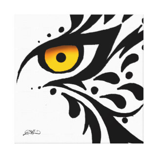 324x324 Tiger Drawing Wrapped Canvas Prints Zazzle