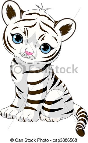 289x470 White Tiger Clipart Easy Draw