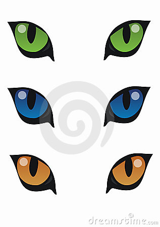 317x450 Cat Eyes Clipart