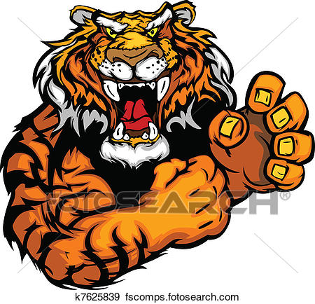 450x434 Tiger Clipart Eps Images. 12,765 Tiger Clip Art Vector