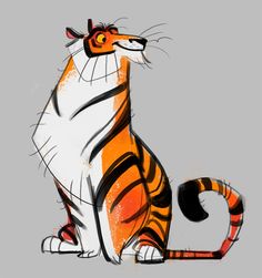 236x251 Swimming Tiger