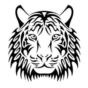 362x362 Best Tribal Tiger Tattoo Ideas White Tiger