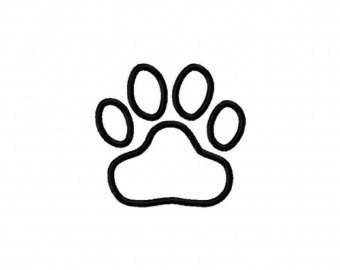340x270 Tiger Paw Applique Etsy