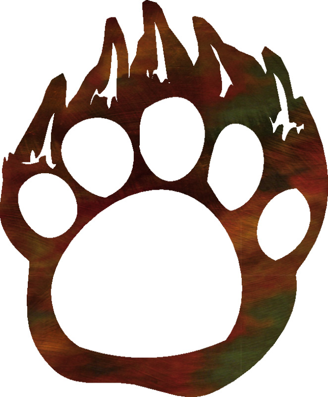 662x800 Grizzly Bear Paw Print Clipart Clipart