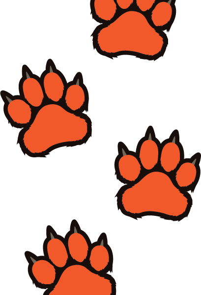 Tiger Paw Print Clipart | Free download on ClipArtMag