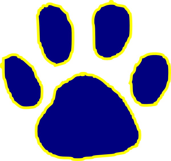 600x567 Tiger Paw Clip Art