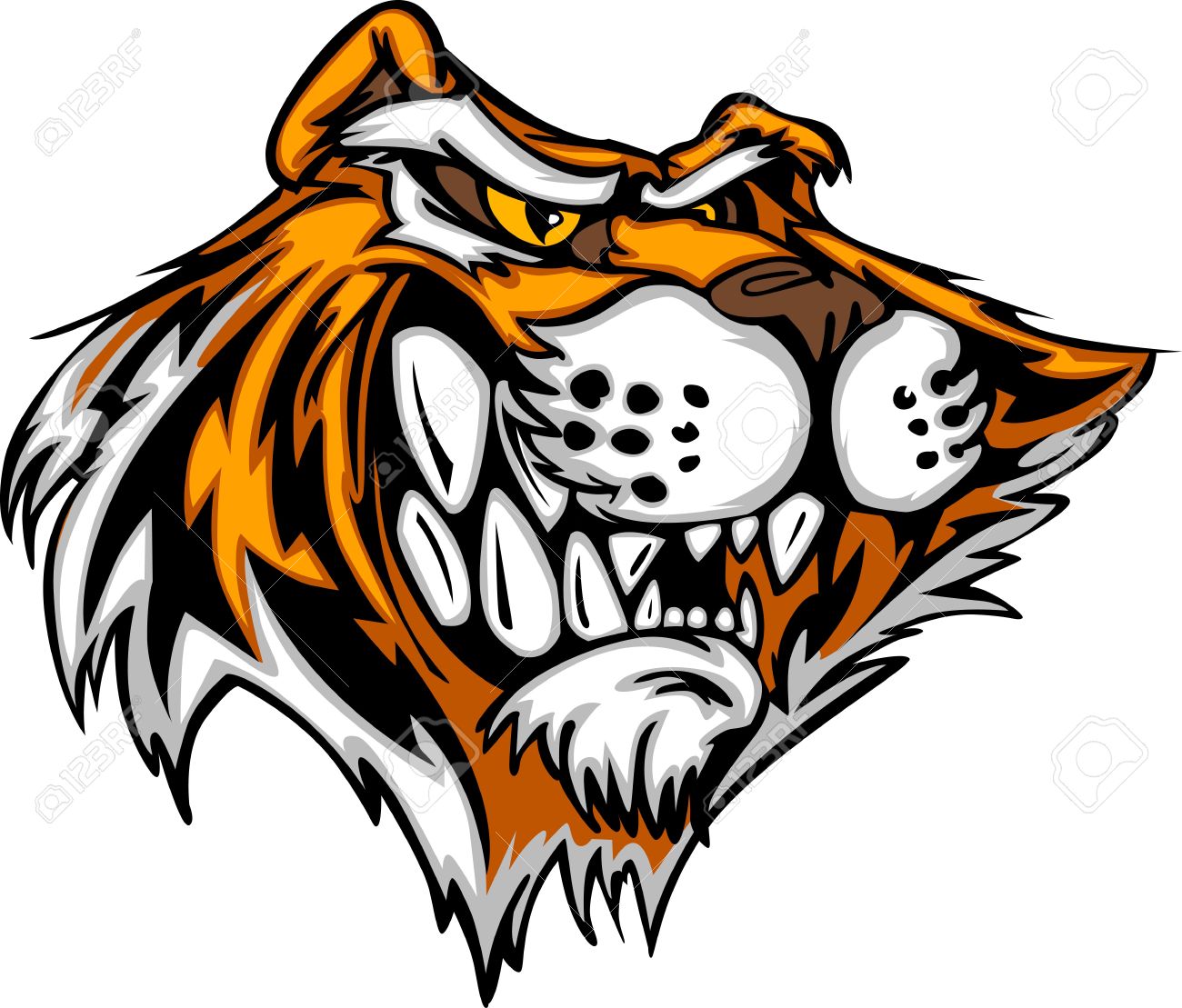 1300x1109 3,969 Tiger Mascot Cliparts, Stock Vector And Royalty Free Tiger