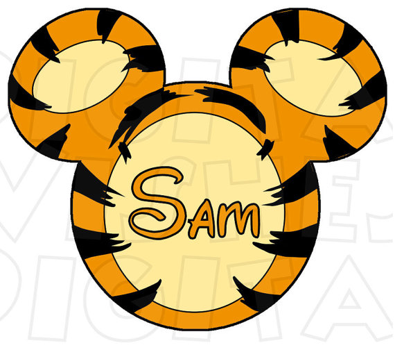 570x504 Tigger Mickey Mouse Head Ears Digital Iron On Transfer Clip