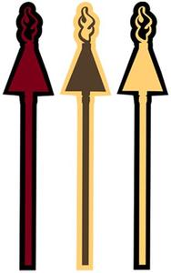 188x300 Tiki Torch Laser Cut Border Clipart Panda